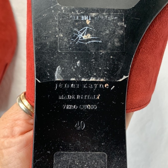 Jenni‎ Kayne Rust Suede Mules - Picture 4 of 7